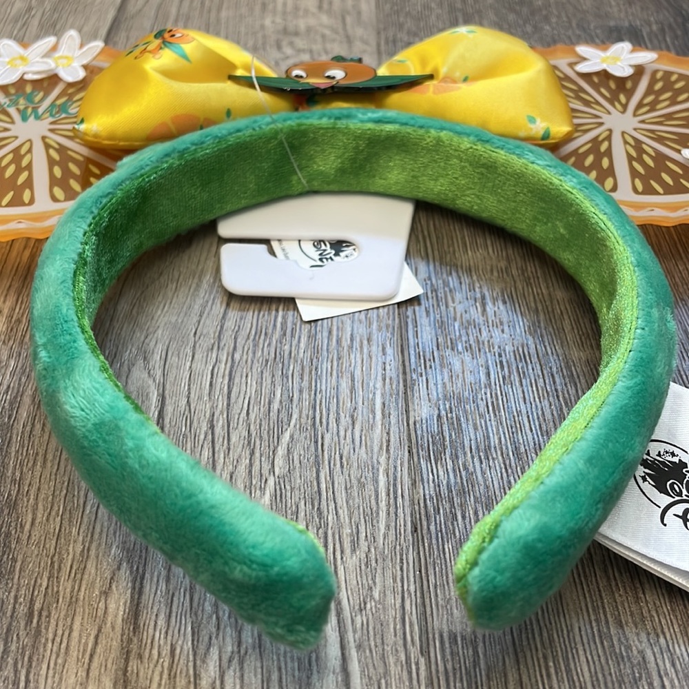 RARE HTF Brand New Disney Parks Squeeze Me Florida Orange Bird Minnie Bow Ears - Picture 7 of 9